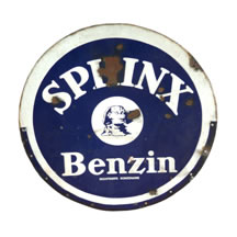 Email Schild Sphinx Benzin